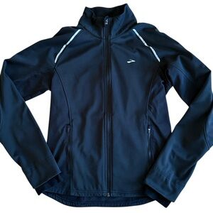BROOKS FUSION HYBRID RUNNING JACKET BLACK SZ XSMALL LIKE NEW